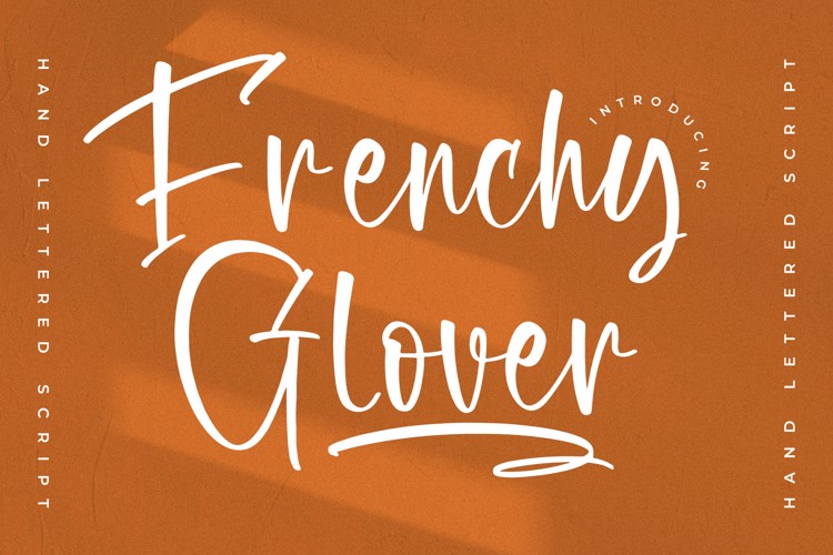 Preview of Frenchy Glover Font