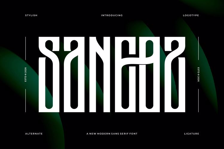 Preview of Saneoz Font