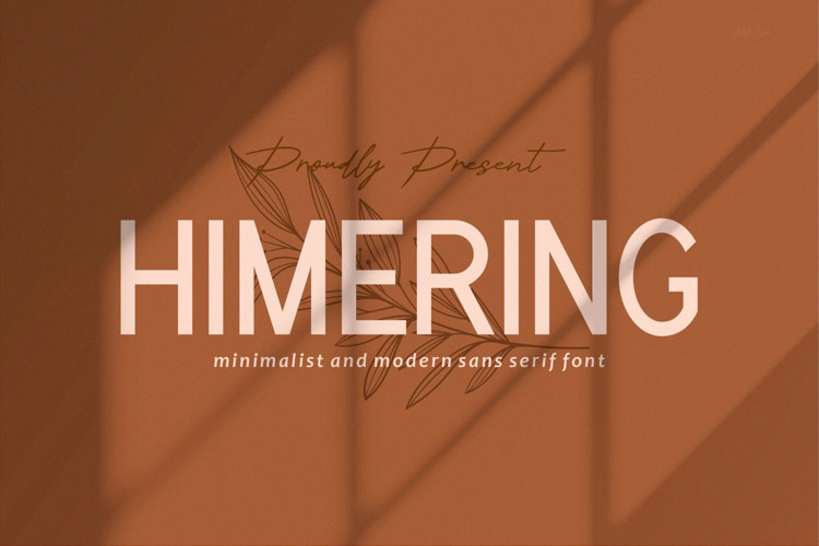 Preview of Himering Font