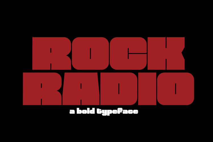 Rock Radio Font