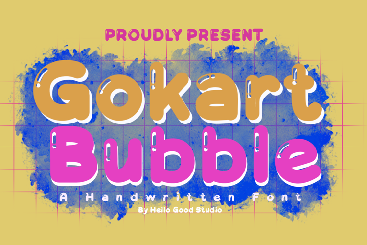 Preview of Gokart Bubble Font