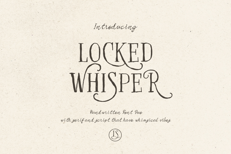 Preview of Locked Whisper Serif Font