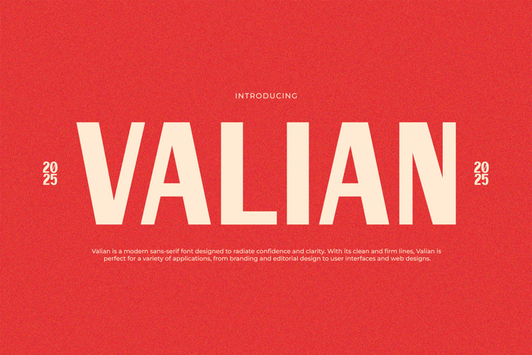 Preview of Valian Font