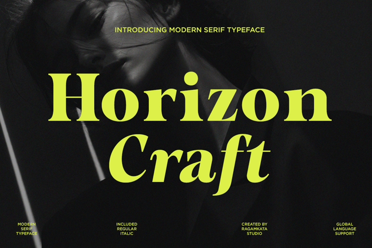 Preview of Horizon Craft Font