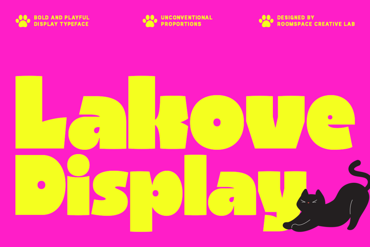 Preview of Lakove Font
