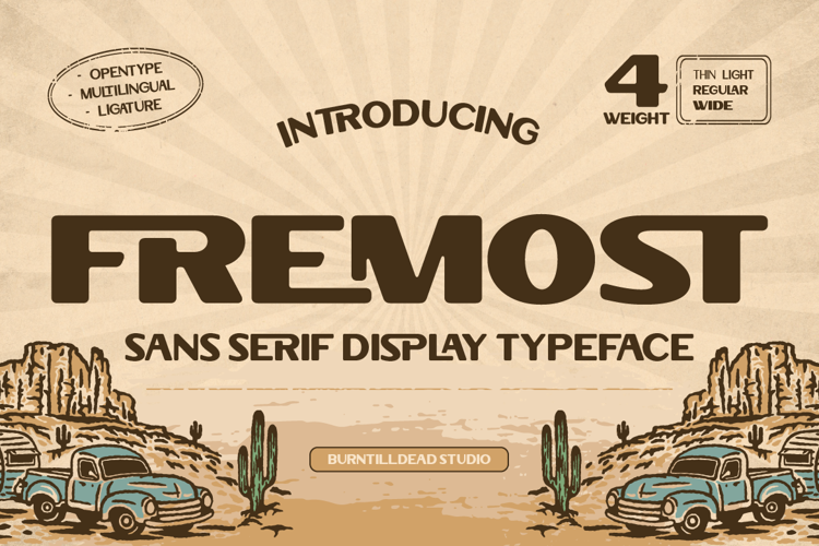 Preview of Fremost Font