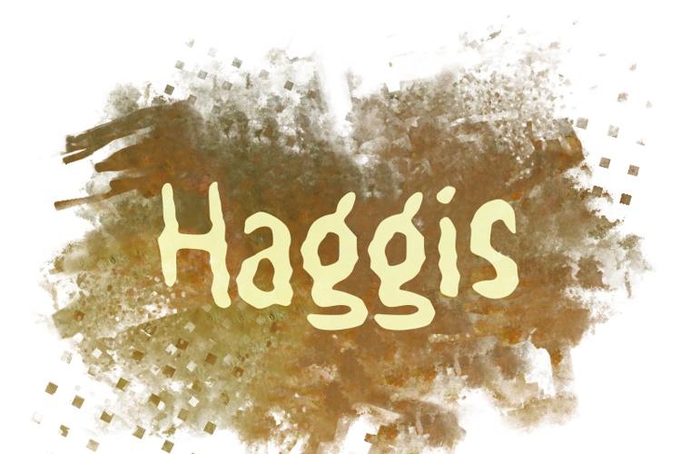 h Haggis Font