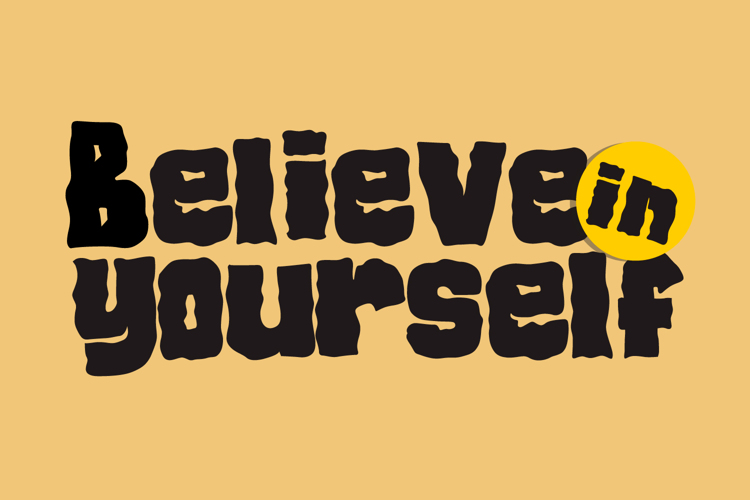 Preview of Roughstance Bold Font