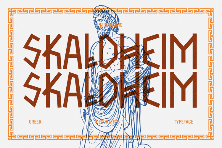 Preview of IT Skaldheim Font
