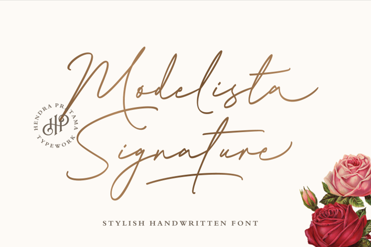 Modelista Signature Font