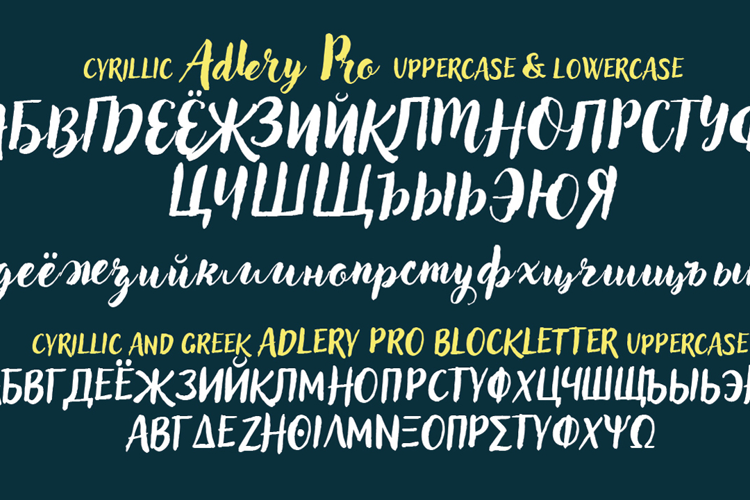 Adlery Pro Font Zetafonts FontSpace