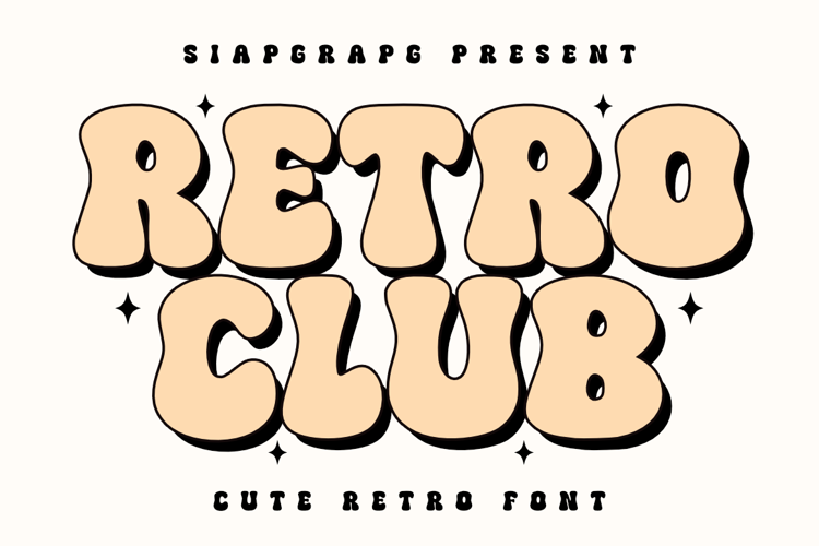Preview of Retro Club Font