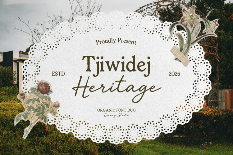 Preview of Tjiwidej Heritage Font