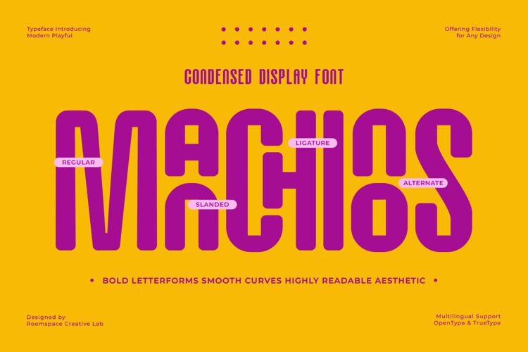 Preview of Manchinos Font