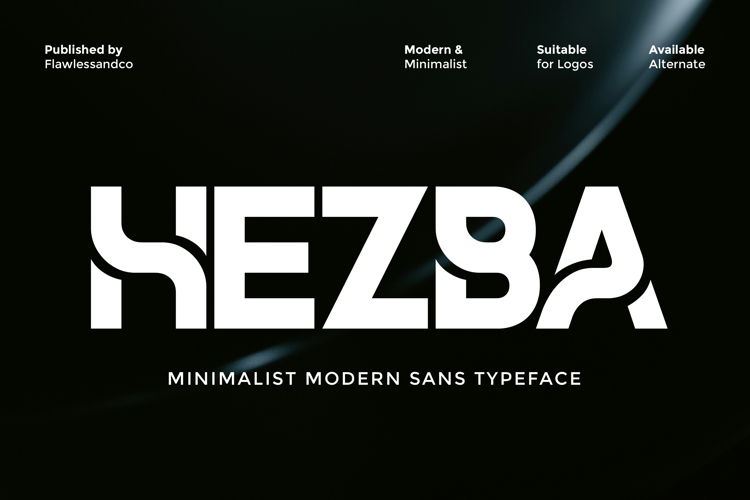Preview of HEZBA Font