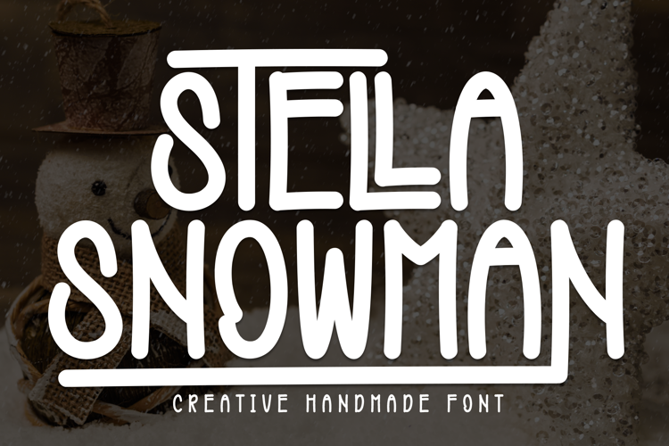 Preview of Stella Snowman Font