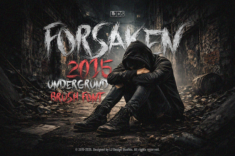 Preview of Forsaken Font
