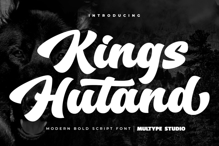 Kings Hutand Script Bold Font