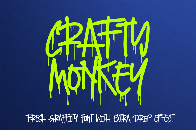 Preview of Crafty Monkey Font