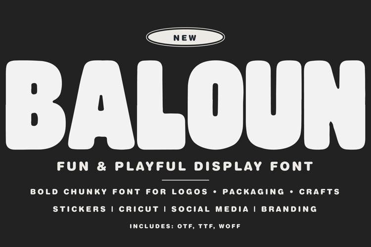 Preview of BALOUN Font