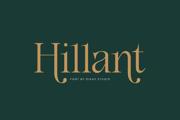 Preview of DKS Hillant - Font