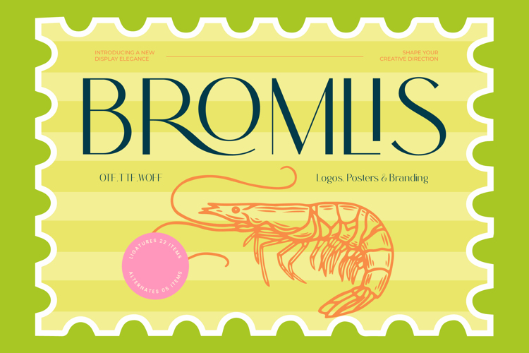 Preview of Bromlis Font