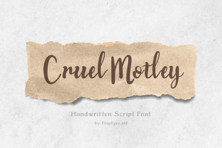 Cruel Motley Font