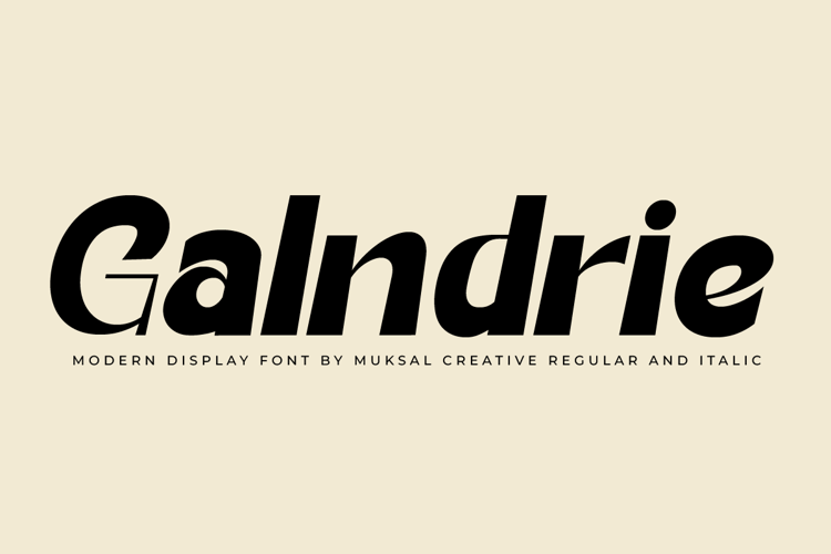 Galndrie Font