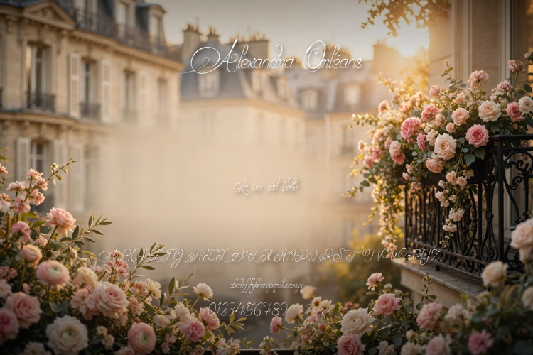 Preview of Alexandra Orléans Font