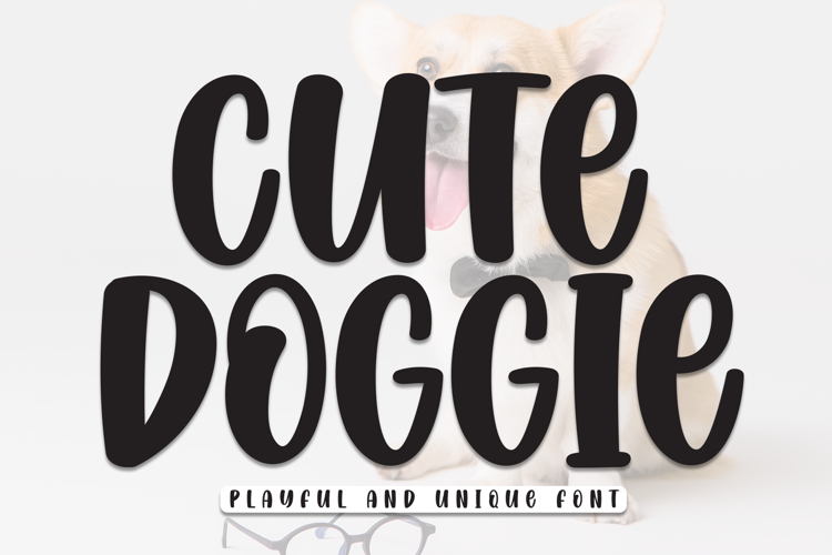 Preview of Cute Doggie Font