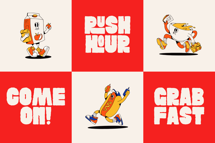Preview of Rusko - Version Rough Font