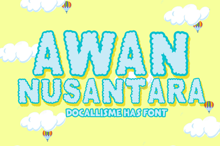 AWAN NUSANTARA Font