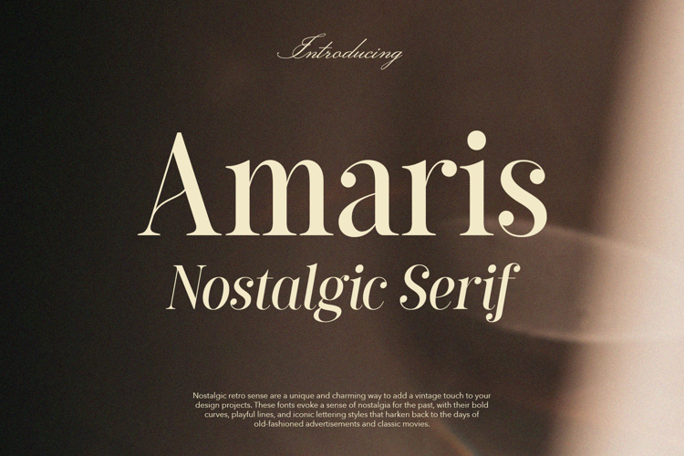 Amaris Font