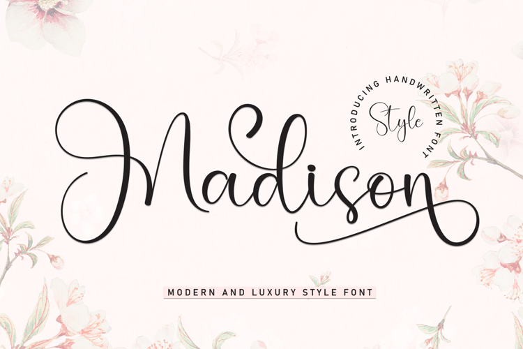 Preview of Madison Font