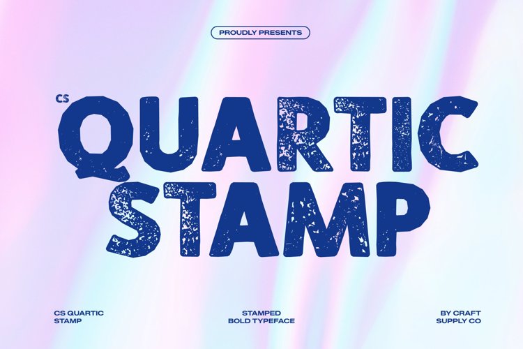 Preview of CS Quartic Stamp Font