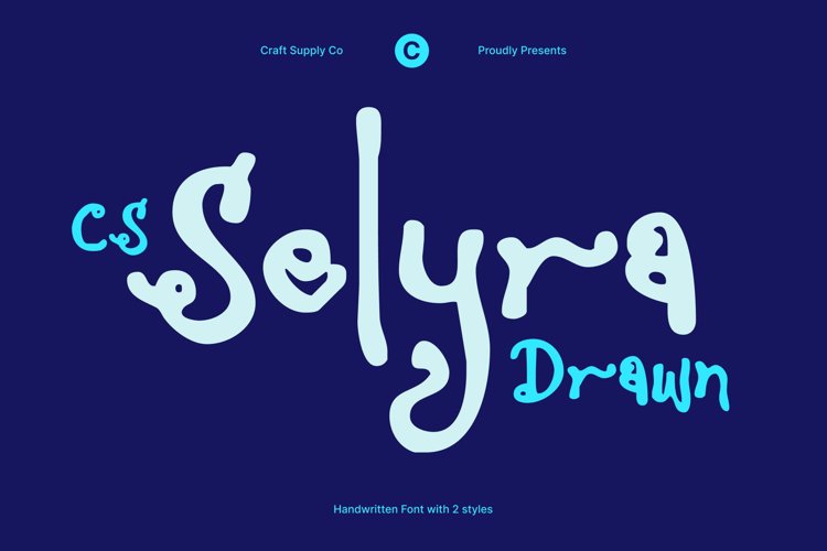 Preview of CS Selyra Drawn Font