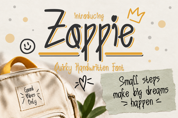 Preview of Zoppie Font