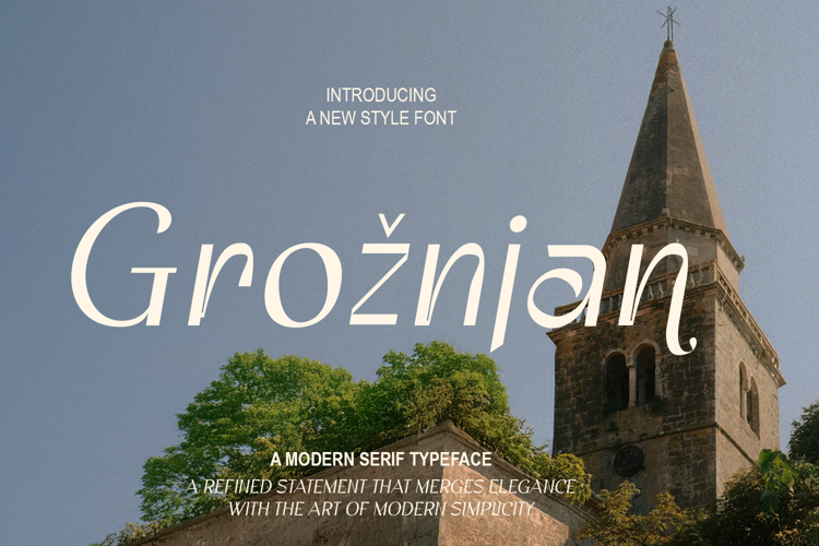 Preview of Groznjan Font