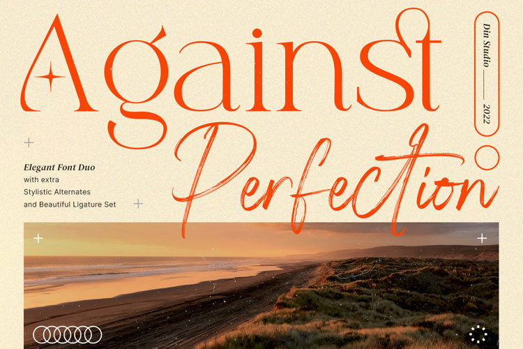 Against Perfection Script Font