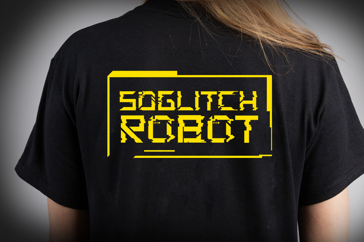 SD Glitch Robot Font