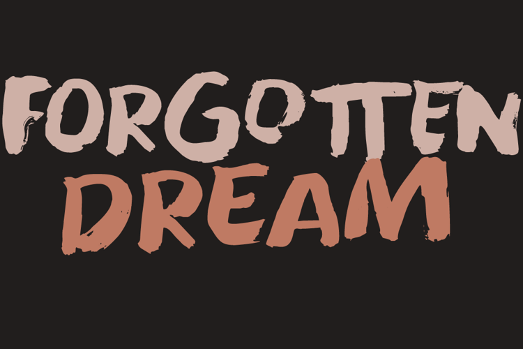 Forgotten Dream Font