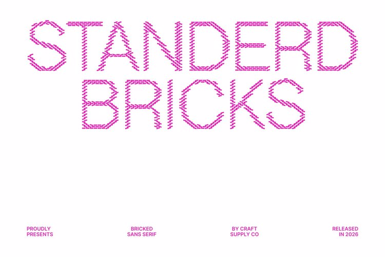 Preview of Standerd Bricks Font