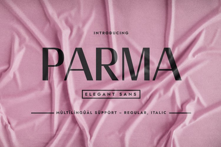 Preview of Parma Font