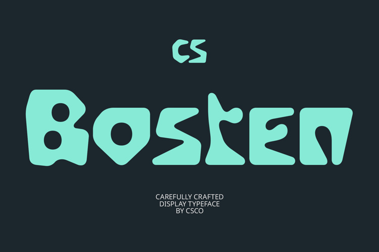Preview of CS Bosten Font