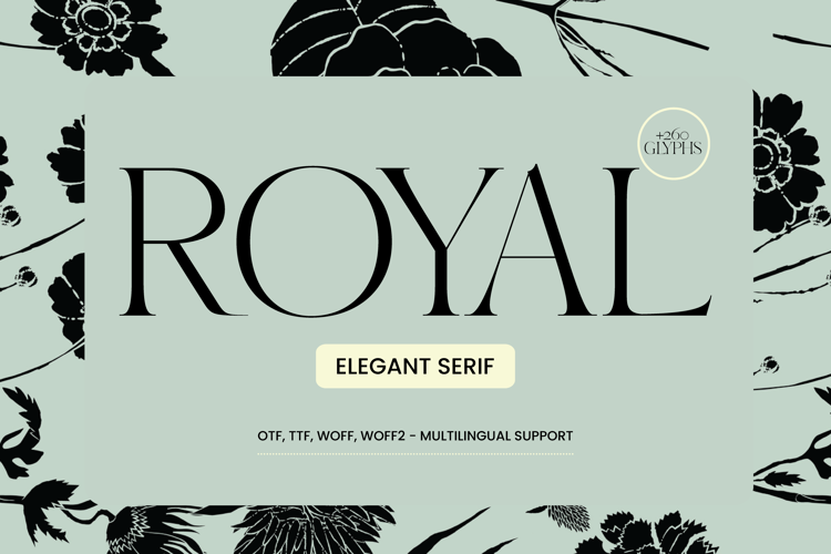 Preview of ROYAL Font