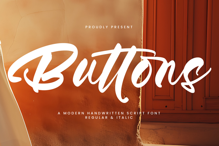 Preview of Buttons Font
