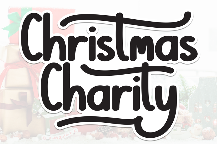 Preview of Christmas Charity Font