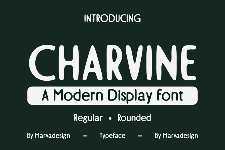 CHARVINE Font