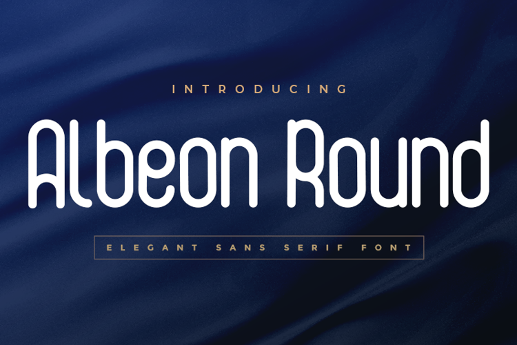 Albeon Round Font
