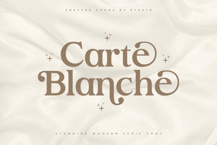 Carte Blanche Font